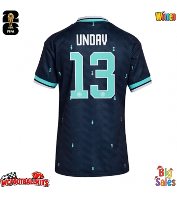 Germany Deniz Undav #13 Replica Away Stadium Shirt for Women World Cup 2026 Short Sleeve